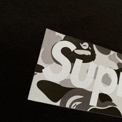 Playera supreme bape grey - tienda en línea