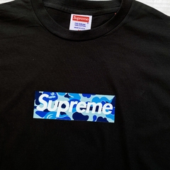 Playera supreme bape blue - tienda en línea
