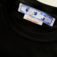 Playera off white classic black - tienda en línea
