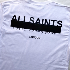Playera All saints / japan set white en internet