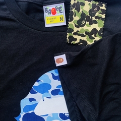 PLAYERA BAPE blue head - Ollie Taco Shop