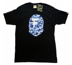 PLAYERA BAPE blue head