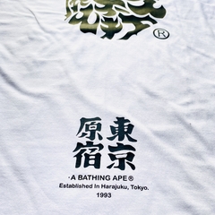 PLAYERA BAPE HARAJUKU WHITE - tienda en línea