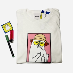 Playera ripndip miedo y asco white en internet