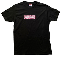 Playera supreme x bape pink black tee - comprar en línea