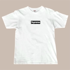 Playera supreme black box white tee - comprar en línea