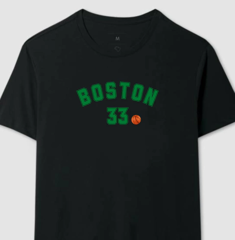 Camiseta Boston 33 basketball SeMueva