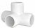 2569 TEE 4 SALIDAS PVC 1/2"