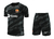 Kit Goleiro Barcelona Preto - loja online