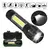 Linterna Mini Tactica Led Militar Recargable Zoom Usb Linterna Negro Luz Blanco en internet