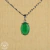 Pingente de esmeralda. Ouro branco 18k on internet
