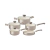 Batería de Cocina Cerámica Beige 5 Piezas Veronese