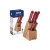 Juego de Cuchillos Tramontina Polywood – 6 Piezas – Con Soporte de Madera