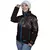 CAMPERA NORTHLAND SNOWBOARD SKI BROWN PRINT MUJER