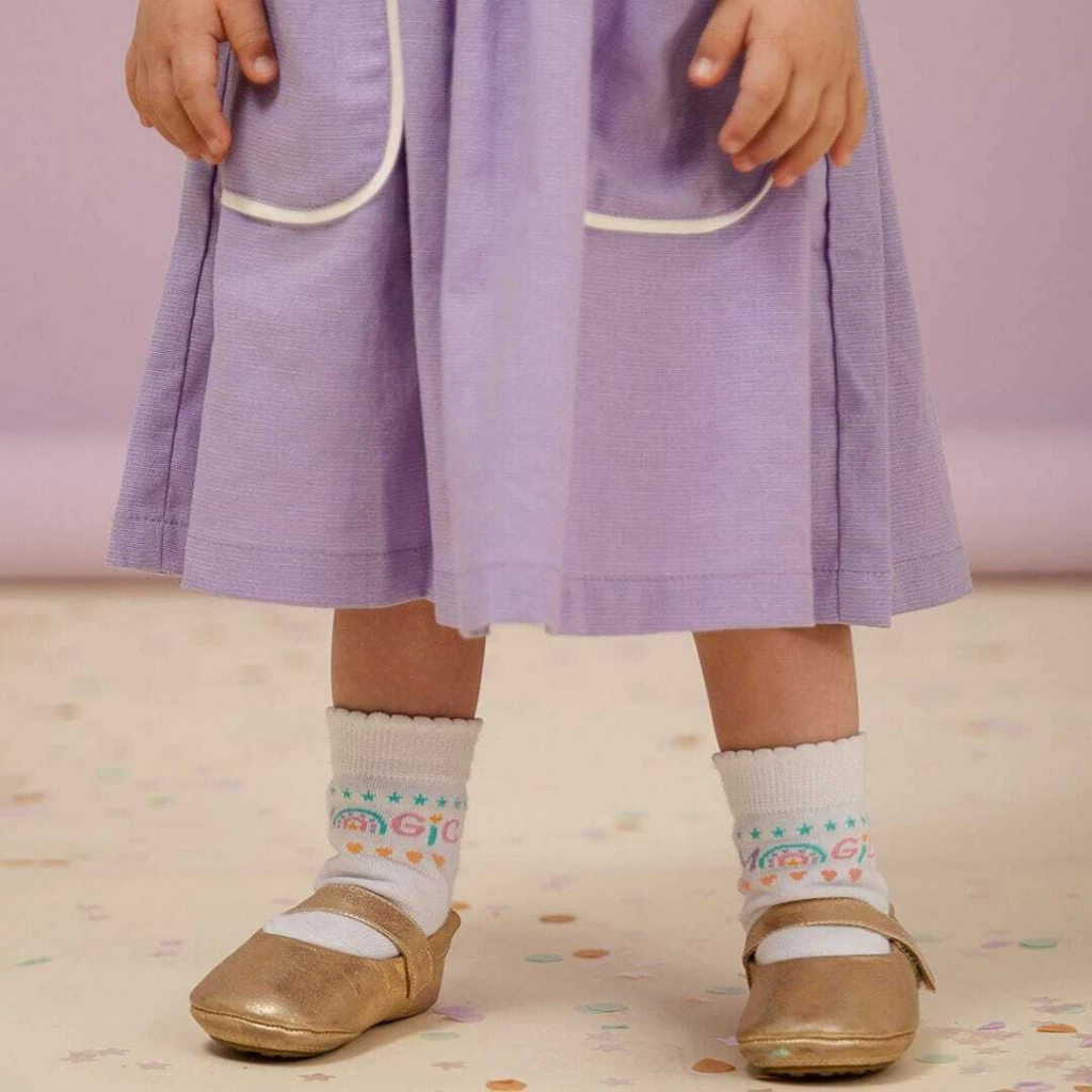 MEIA FEMININA INFANTIL E JUVENIL - MAGIC