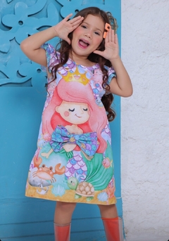 VESTIDO SEREIA 3D + TIARA - comprar online