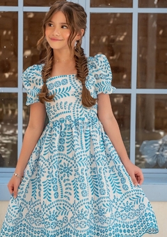VESTIDO MIDI FEMININO INFANTIL - VENEZA