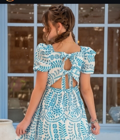 VESTIDO MIDI FEMININO INFANTIL - VENEZA na internet