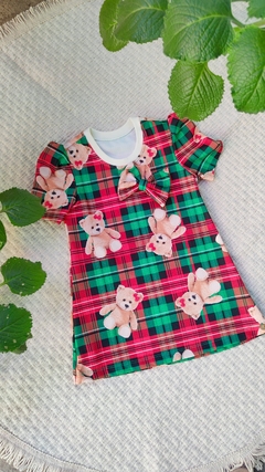 Imagem do VESTIDO URSINHA XADREZ