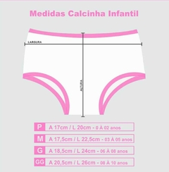 Imagem do KIT CALCINHAS BASIC FOFURA-100% ALGODÃO