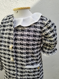 VESTIDO + CASACO ELOISE EM TWEED - loja online