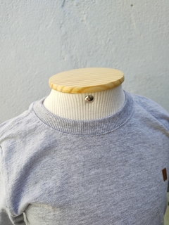 T-shirt Masculina Aviação - cinza mescla na internet