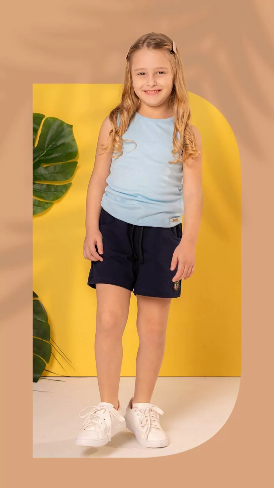 Regata Ravena Feminina Infanto | Malha Ribana | 4 a 16 anos