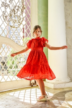 VESTIDO MIDI FEMININO INFANTIL - VERONA - loja online