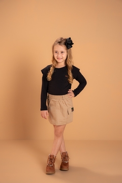 BLUSA BASICA EM COTTON CHLOÊ - MANGA LONGA - comprar online