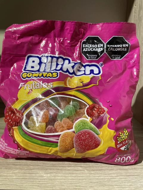 Gomitas frutales x800gr