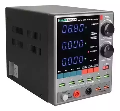 FUENTE DE ALIMENTACION SUGON 3005PM 30V 5A 4 DIGITOS - comprar online