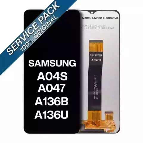 MODULO SAMSUNG A04S / A047 / A136B / A136U SERVICE PACK SIN MARCO - comprar online