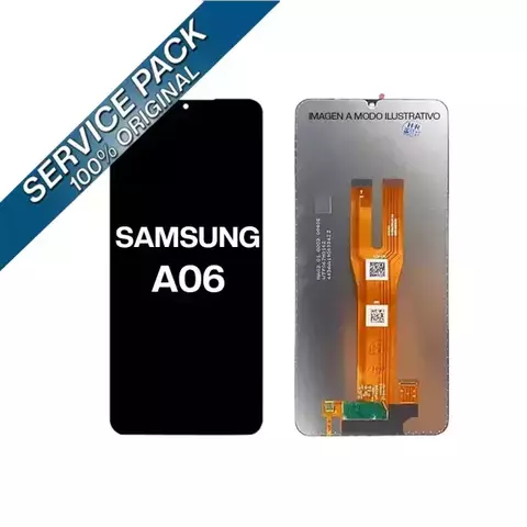 MODULO SAMSUNG A06 SERVICE PACK SIN MARCO - comprar online