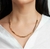 Colar Canutilho Liso Banhado a Ouro 18K