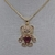 GARGANTILHA URSO CRAVEJADO OURO - comprar online