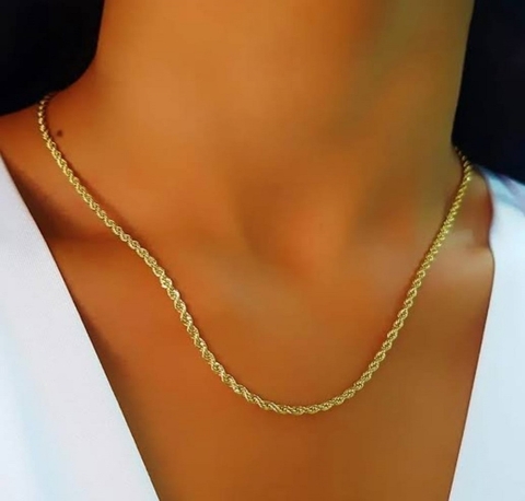 CHOKER CORDÃO BAIANO OURO