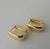 BRINCO QUADRADO PEQUENO OURO 585