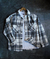 CAMISACO PAÑO PLAID GRIS - comprar online