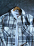 CAMISACO PAÑO PLAID GRIS - TRUST