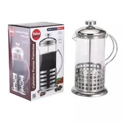 Cafeteira Francesa Cremeira 600ml Inox Leite Café Chá 3 - JMix Variedades