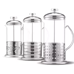 Cafeteira Francesa Cremeira 600ml Inox Leite Café Chá 3 - comprar online