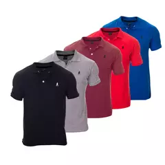 Kit 5 Camisas Polo Masculina Sortidas - comprar online
