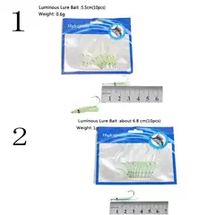 A atração macia da pesca do silicone 8cm 2g 10 porções um saco pesca a at - JMix Variedades