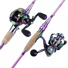 varas de fibras para pesca isca 2.1m 2.4m 4 pedaços de