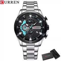 CURREN Relógios de aço inoxidável para homens moda criativa mostrador - comprar online