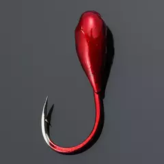 Anzol 10Pcs Vermelho Derrubado Cabeca Lifelike Lure Isca Carp Ganchos De Pesca - JMix Variedades