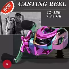 Sougayilang 12 1bb baitcasting carretéis 7 2 1 carretel de obtenção de alta na internet