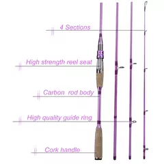 varas de fibras para pesca isca 2.1m 2.4m 4 pedaços de na internet