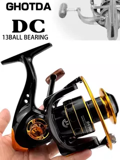 Carretel de metal molinete de pesca série 1000-7000 roda de pesca 12 + 1bb 5.2: - loja online