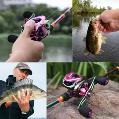 Imagem do Sougayilang 12 1bb baitcasting carretéis 7 2 1 carretel de obtenção de alta